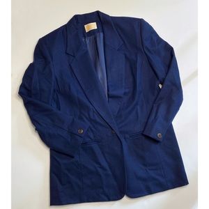 Vintage Navy Blue Pendleton Blazer
